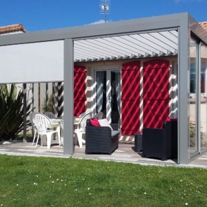 Installation pergolas sur une terrasse