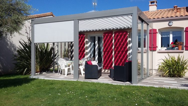 Installation pergolas sur une terrasse