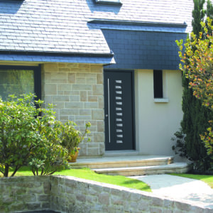 Porte d'entrée en aluminium en Vendée