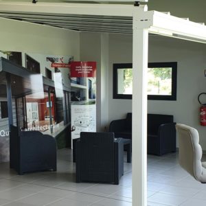 Showroom de menuiserie aluminium en Vendée